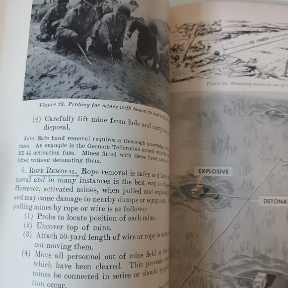 1949 Land Mine Warfare Department of the Army Field Manual - Picture 7 of 10